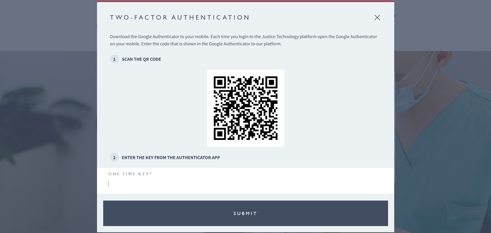 MedicalData Vault - 2FA